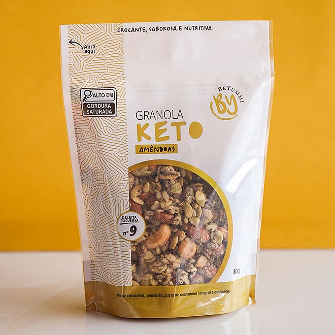 Granola BY KETO Amêndoas - BeYummi